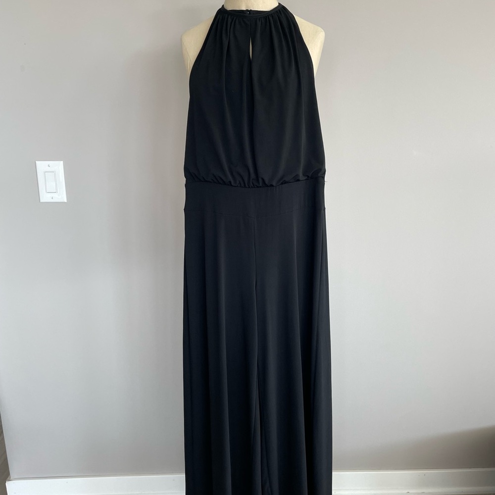 Elegant Black Halter Jumpsuit